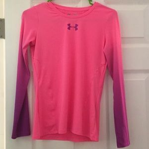 Pink and purple ombré under armor shirt.